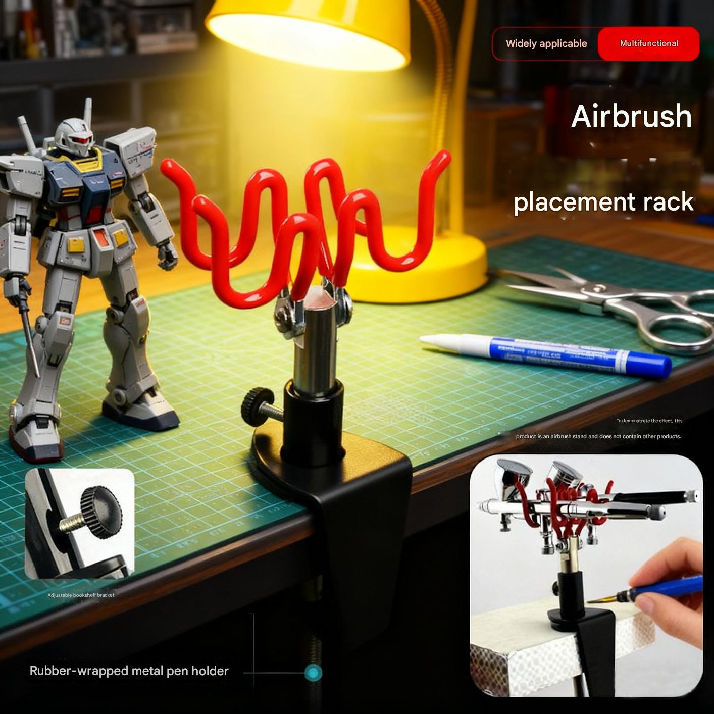 Airbrush Kit With Mini Compressor - Airbrush Holder Gravity Stand Kit for
