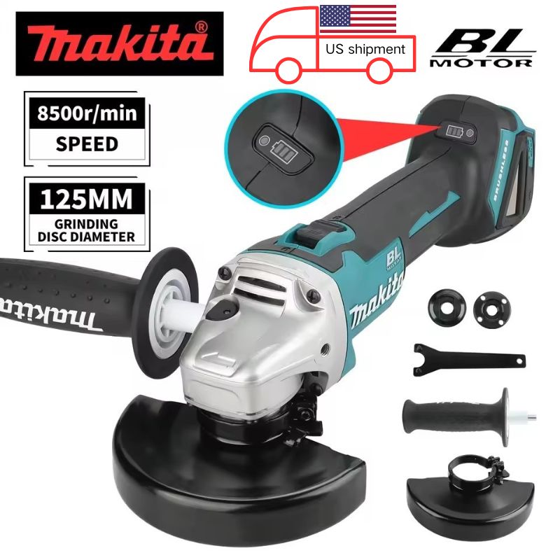 Brushless Angle Grinder Battery Powered - Makita DGA404 18V Brushless Electric Angle