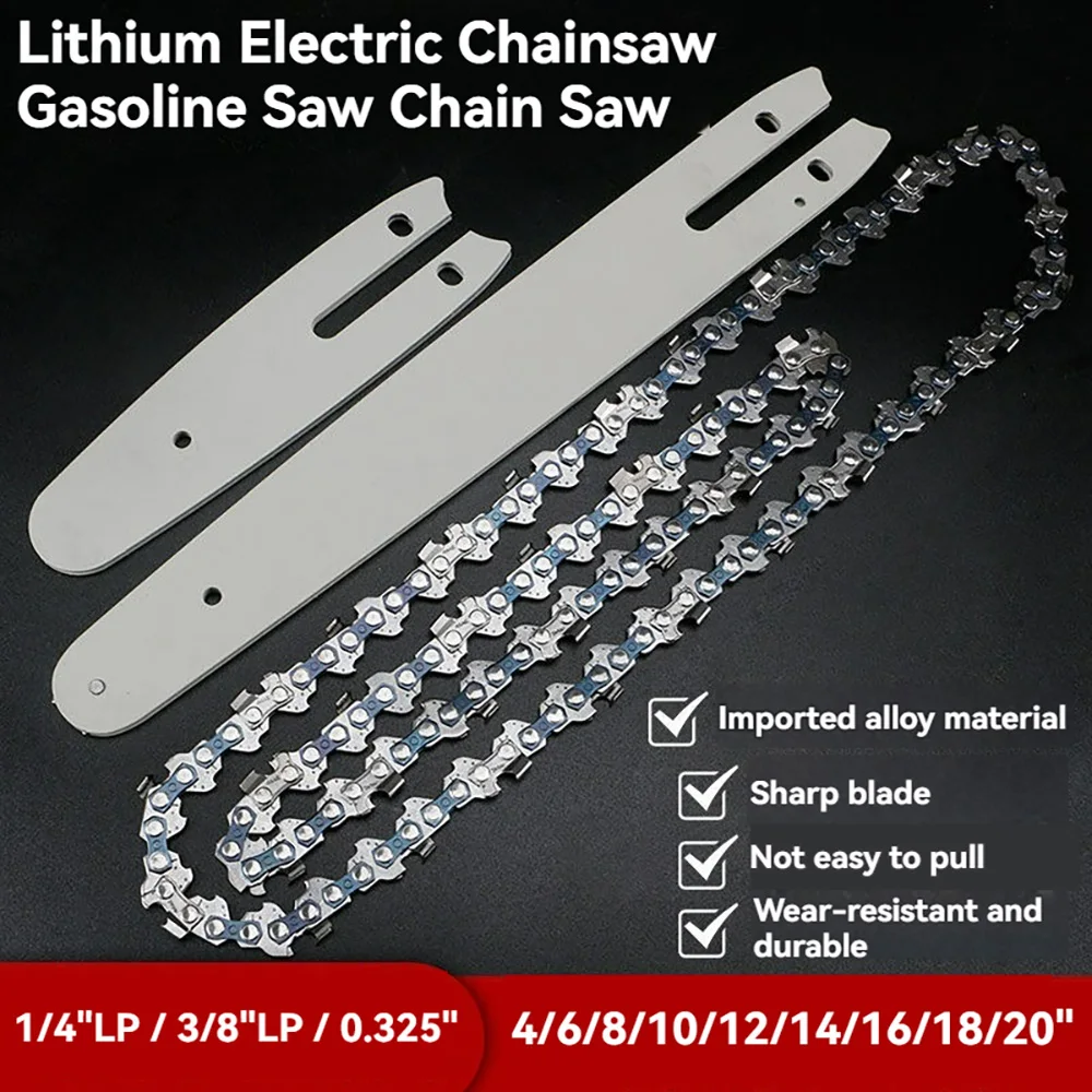Mini Electric Chainsaw 6 Inch - 4/6/8/10/12/14/16/18/20 inch Electric Gasoline Chainsaw 28/33/37/40/45/50/52/55/56/59/62/64/72/76