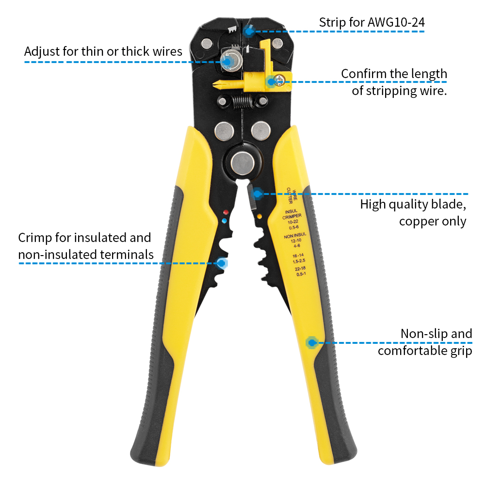 Wire Stripper Tools Multitool  - Automatic Wire Stripper Cutter ulasan dan harga