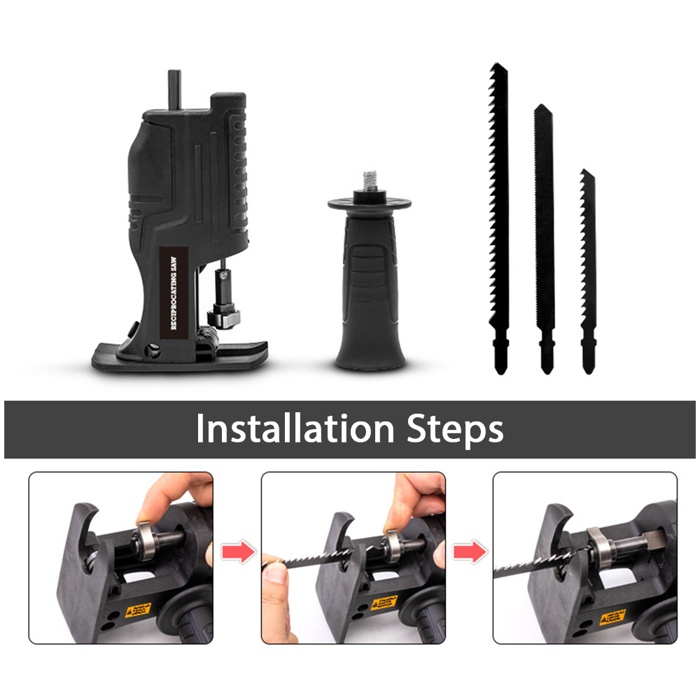 Portable Reciprocating Saw Ada - Reciprocating Saw Attachment Drill ulasan dan harga