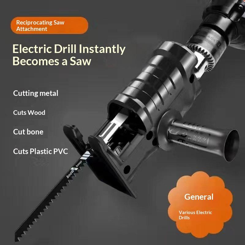 ♥Electric Drill to Reciprocati - Reciprocating Saw Attachment Drill ulasan dan harga