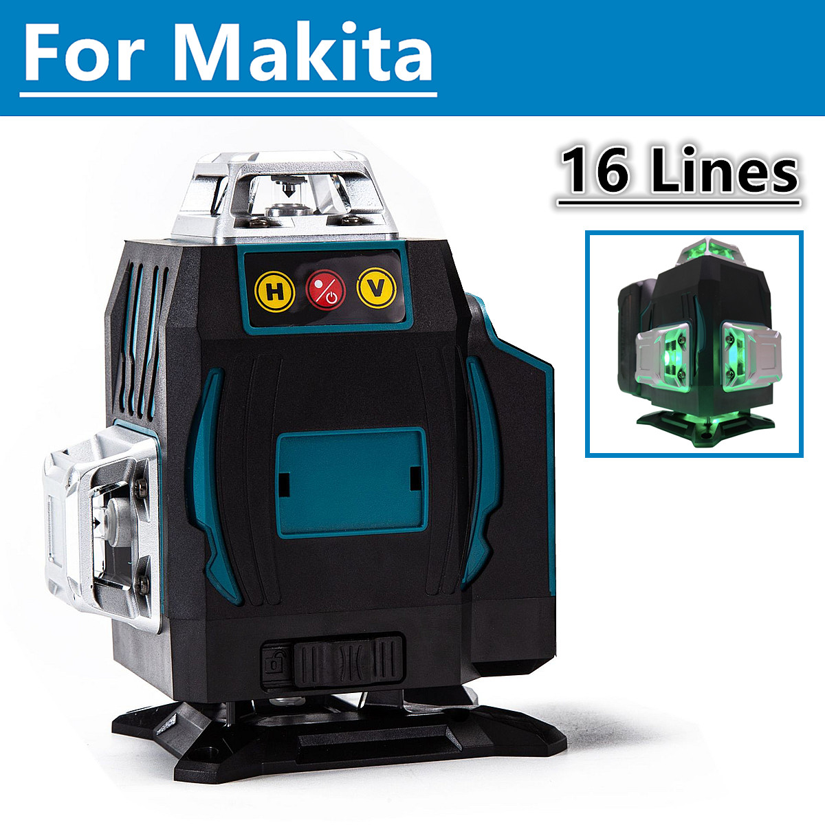 For Makita 18V Battery 16 Line - Laser Level 16 Lines 4D Green ulasan dan harga