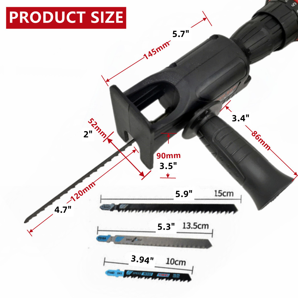 Portable Reciprocating Saw Ada - Reciprocating Saw Attachment Drill ulasan dan harga