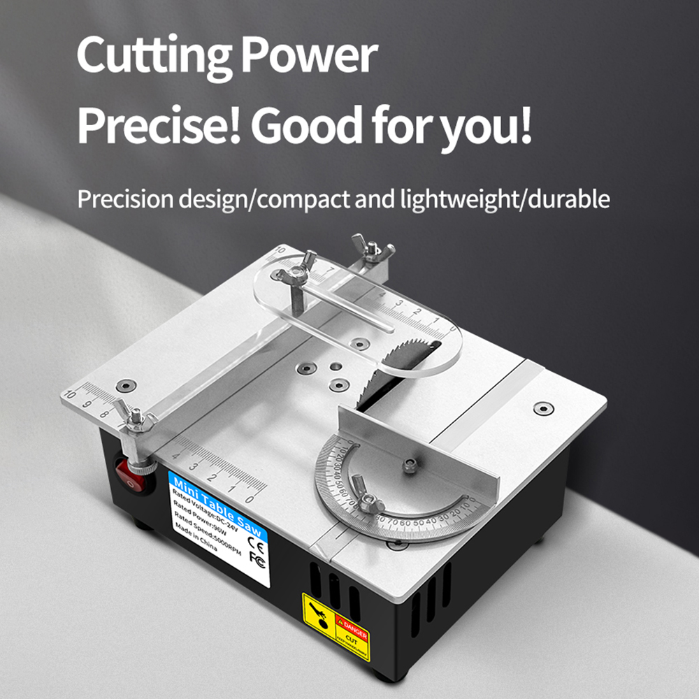 DC24V Household Miniature Wood - Mini Table Saw For Woodworking ulasan dan harga
