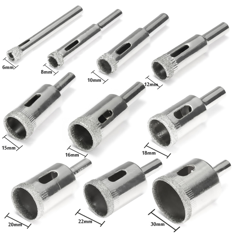 10/15pcs Set Tile drill bit Se - Reciprocating Saw Attachment Drill ulasan dan harga