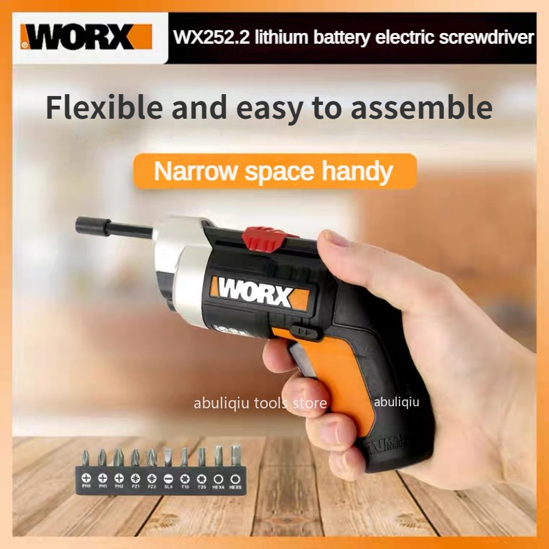 Worx WX252.2 4V Mini Electrica - Electric Screwdriver Rechargeable Usb ulasan dan harga