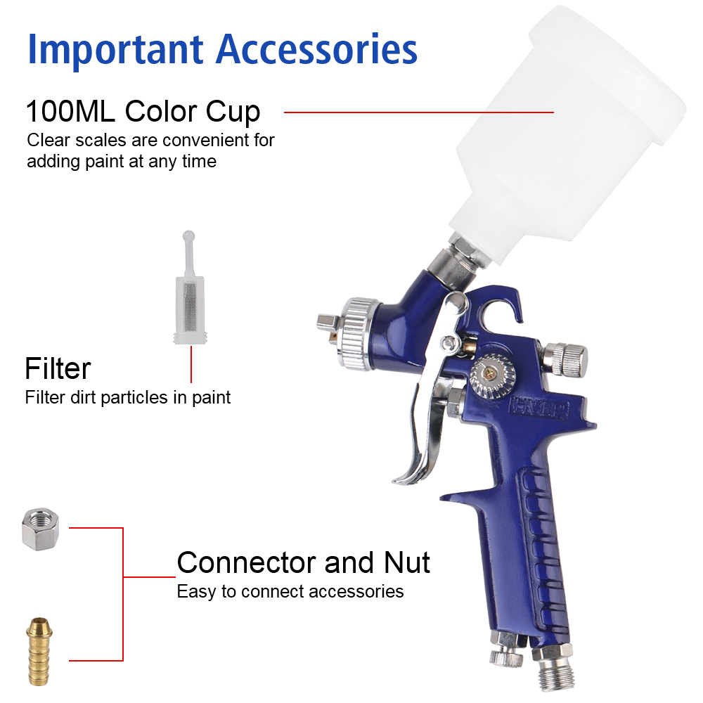 Mini Air Paint Spray Guns Mini - Airbrush Kit With Mini Compressor ulasan dan harga