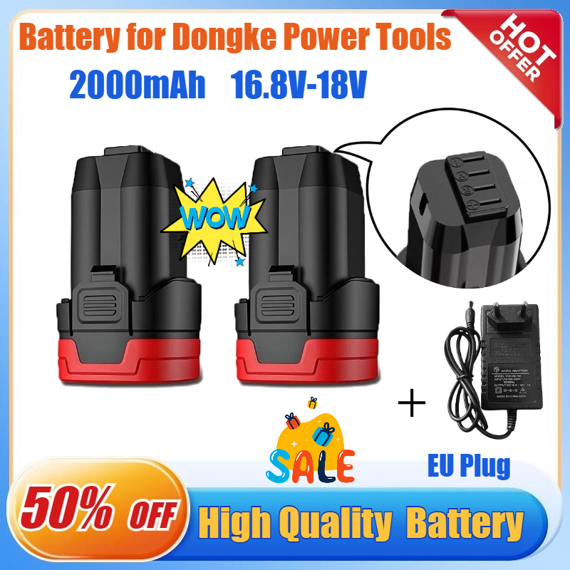 16.8V/18V 2.0Ah Battery for Do - Brushless Cordless Electric Drill 18V ulasan dan harga