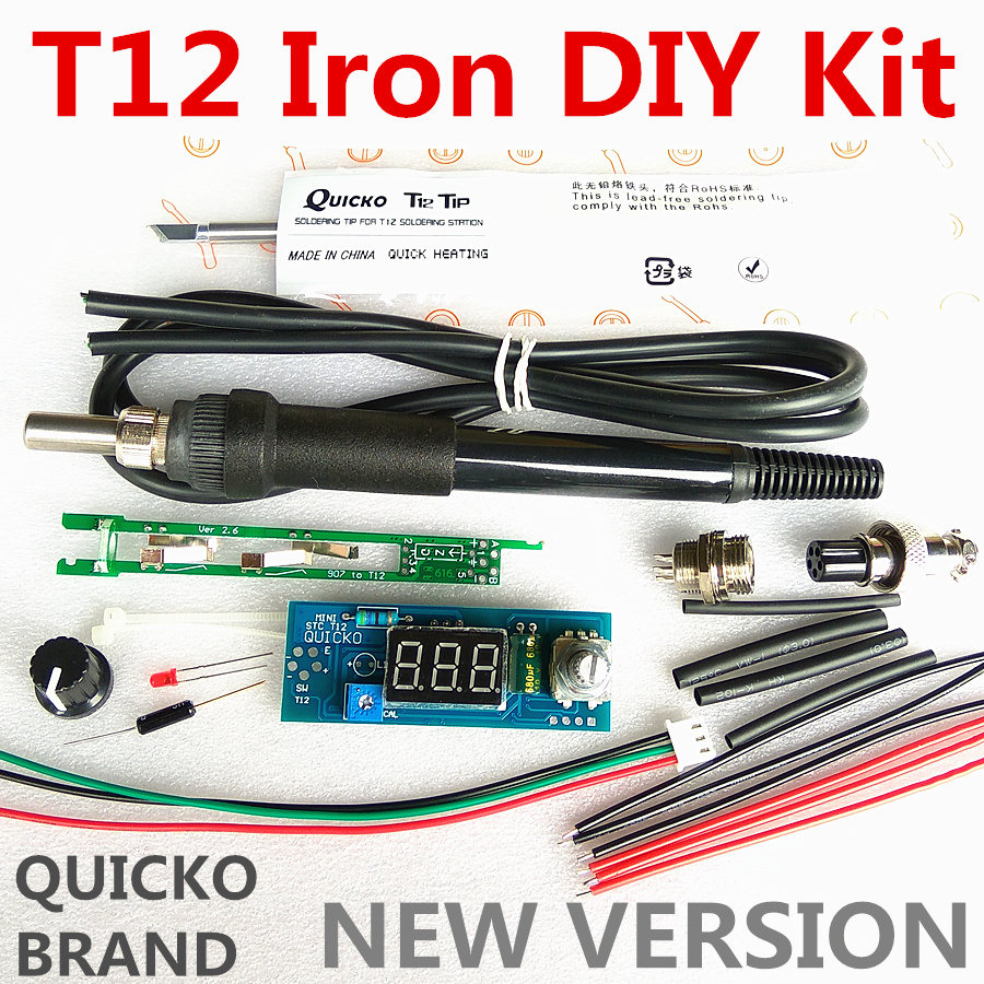 STC-T12 solder iron DIY kits/U - Digital Soldering Station T12 ulasan dan harga