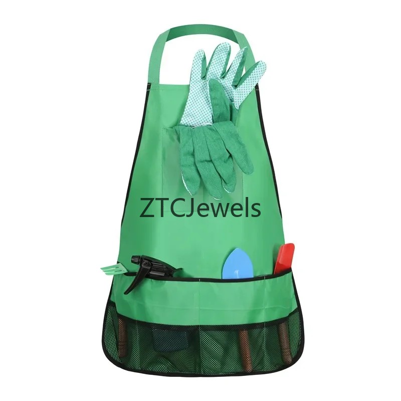 Kids Garden Apron Tool Set wit - Garden Tools ulasan dan harga