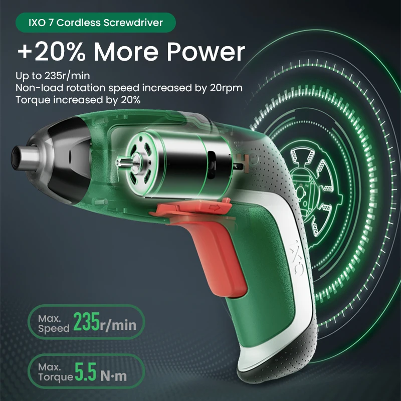 Bosch IXO 7 Cordless Screwdriv - Electric Screwdriver Rechargeable Usb ulasan dan harga