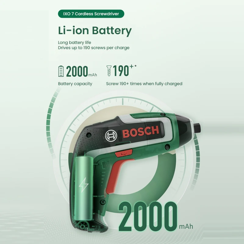 Bosch IXO 7 Cordless Screwdriv - Electric Screwdriver Rechargeable Usb ulasan dan harga