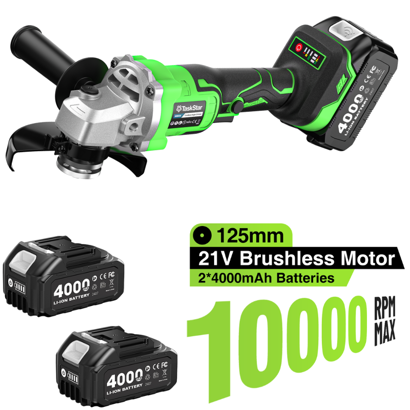 TaskStar 10000 RPM Angle Grind - Brushless Angle Grinder Battery Powered ulasan dan harga