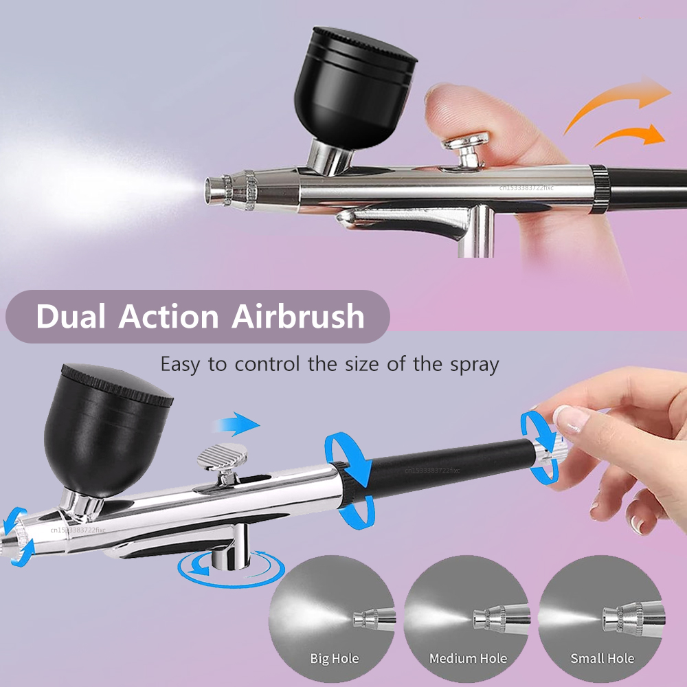 Pro Grade Airbrush Gun Head wi - Airbrush Kit With Mini Compressor ulasan dan harga