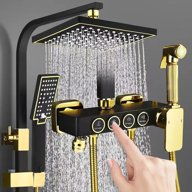 Black Gold Stainless Steel Sho - Plumbing ulasan dan harga