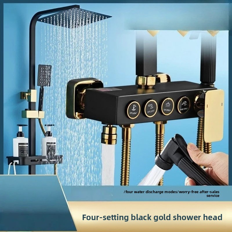 Black Gold Stainless Steel Sho - Plumbing ulasan dan harga