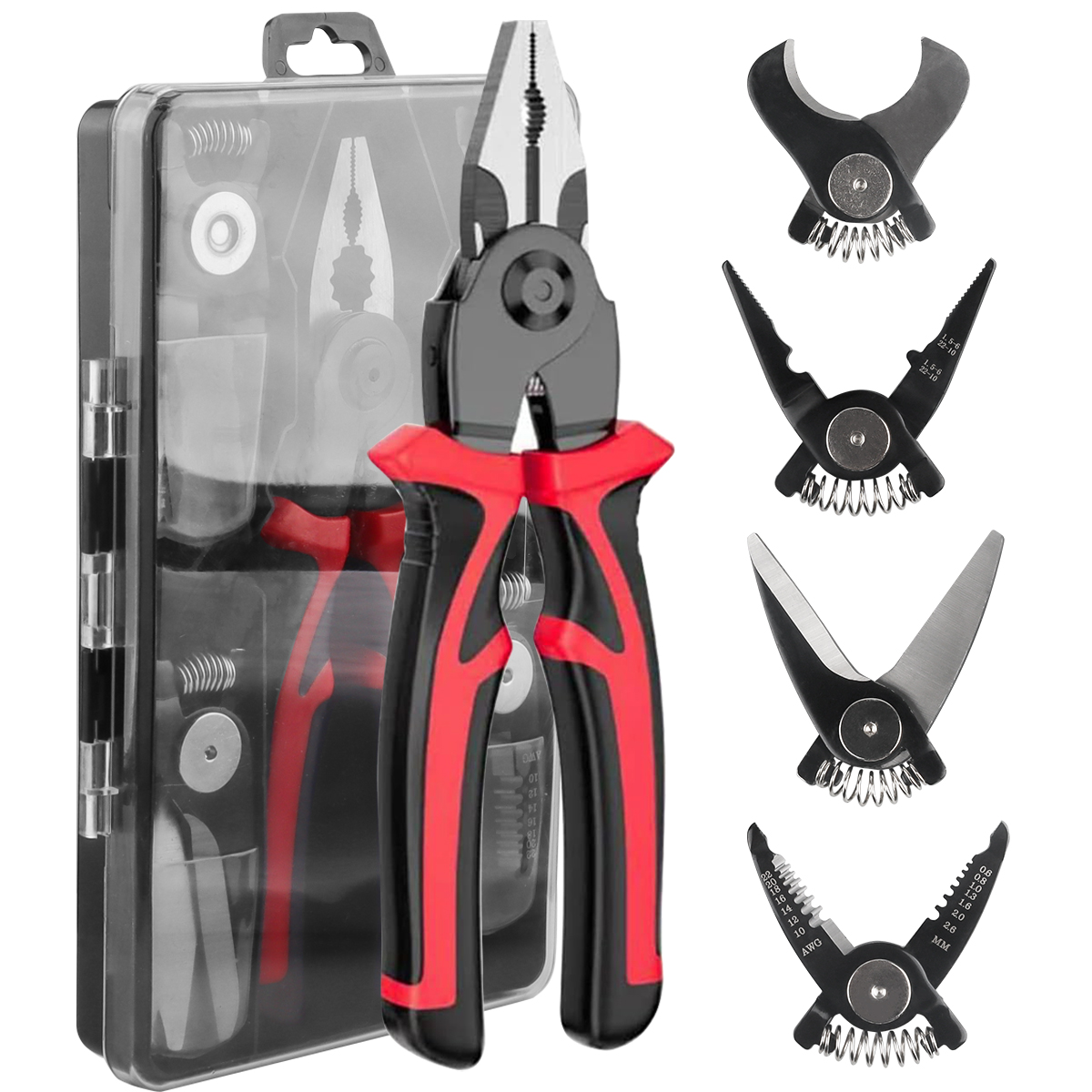 5 in1 Crimping plier Wire cutt - Automatic Wire Stripper Cutter ulasan dan harga
