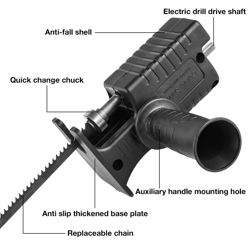 Quick Chuck Drill Saw Adapter  - Reciprocating Saw Attachment Drill ulasan dan harga