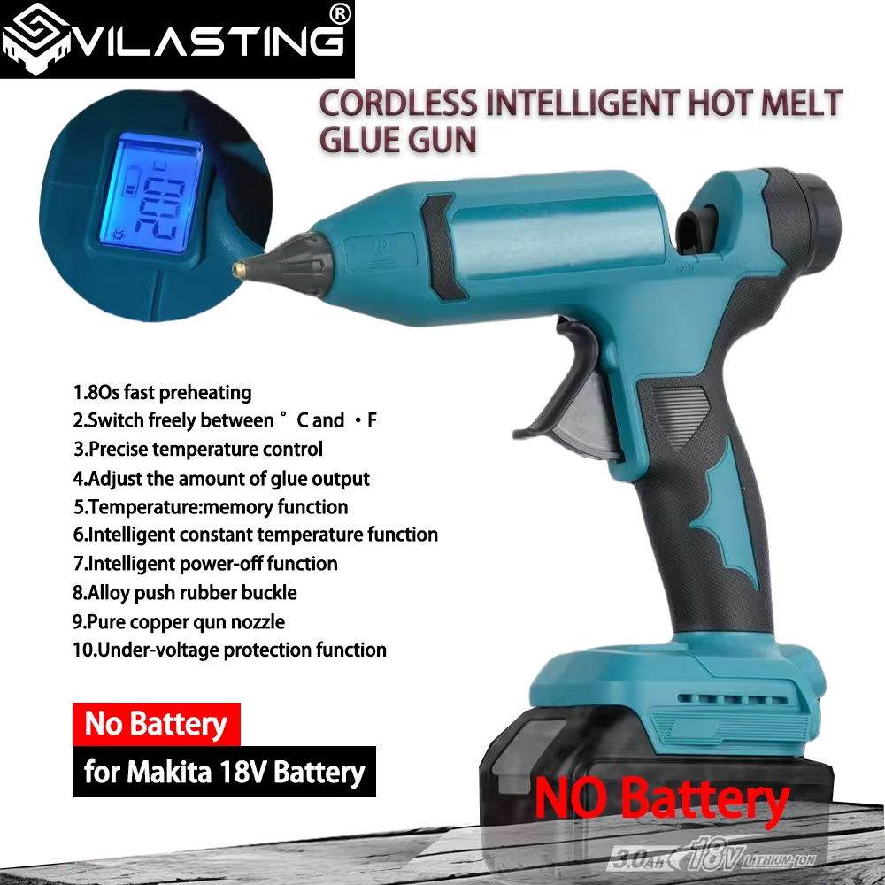 VILASTING Electric Hot Melt Gl - Hot Melt Glue Gun Cordless ulasan dan harga