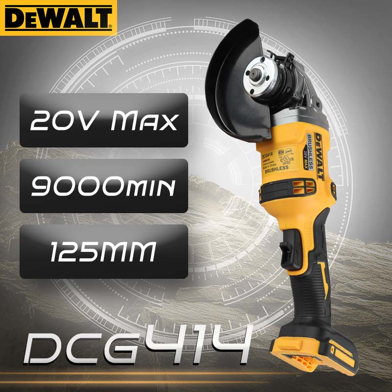 DEWALT DCG414 20V MAX Brushles - Brushless Angle Grinder Battery Powered ulasan dan harga