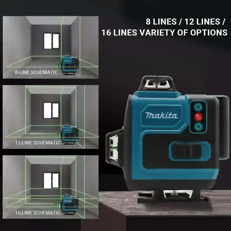 4.0Ah Max Makita 40V Battery M - Laser Level 16 Lines 4D Green ulasan dan harga