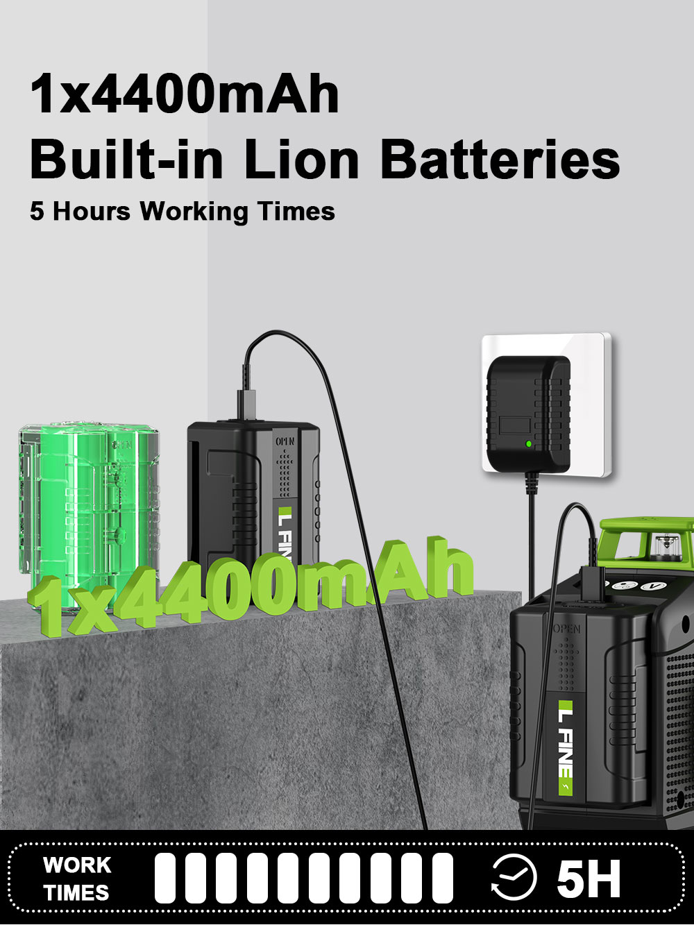 LFINE 4D  16 Lines 360 Self-le - Laser Level 16 Lines 4D Green ulasan dan harga
