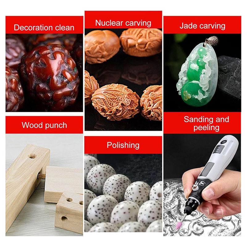 SHGO Mini for Grinder Kit Rota - Cordless Rotary Tool Kit Accessories ulasan dan harga