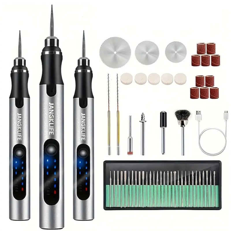 Electric Engraving Pen USB Cor - Cordless Rotary Tool Kit Accessories ulasan dan harga