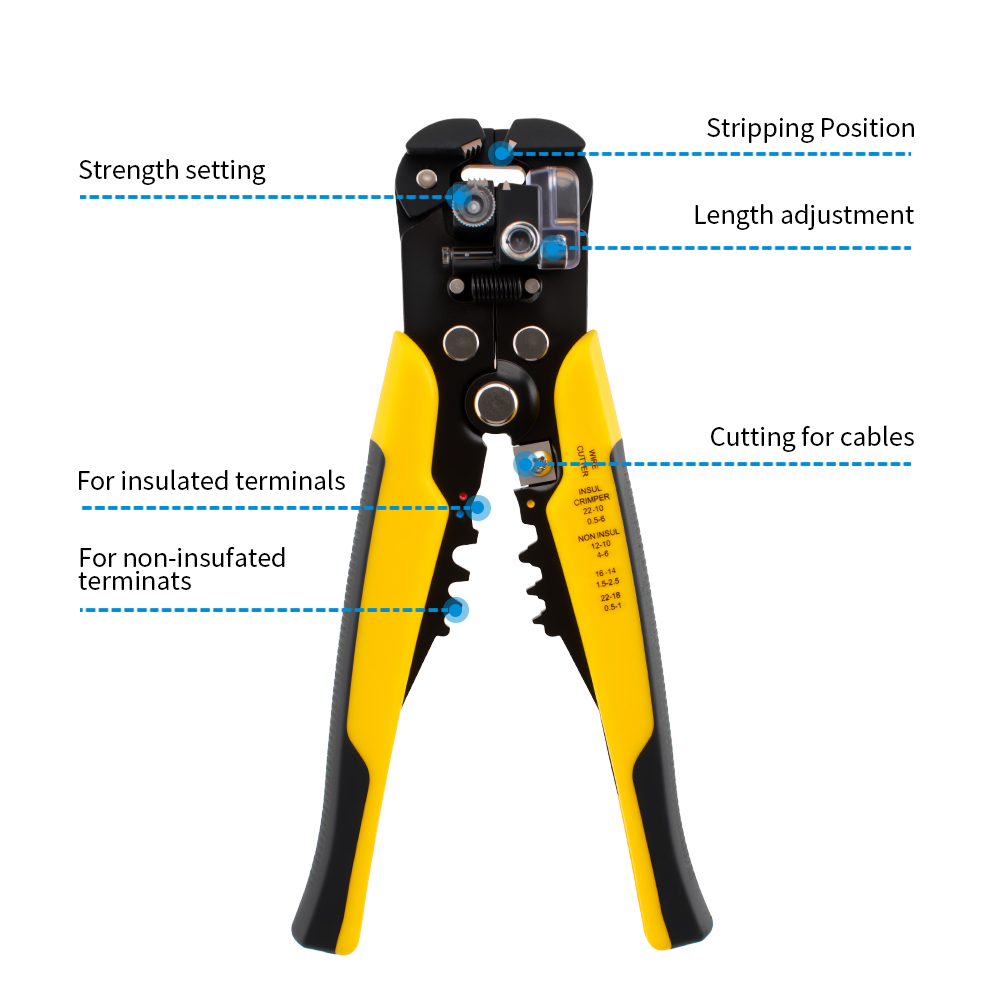 Multifunctional Hand Tool Elec - Automatic Wire Stripper Cutter ulasan dan harga