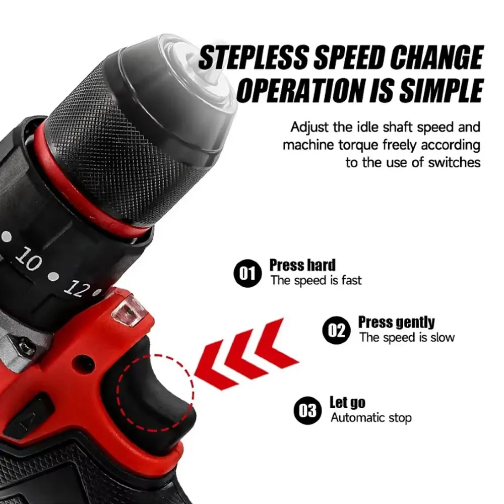 Small Electric Brushless Impac - Brushless Cordless Electric Drill 18V ulasan dan harga