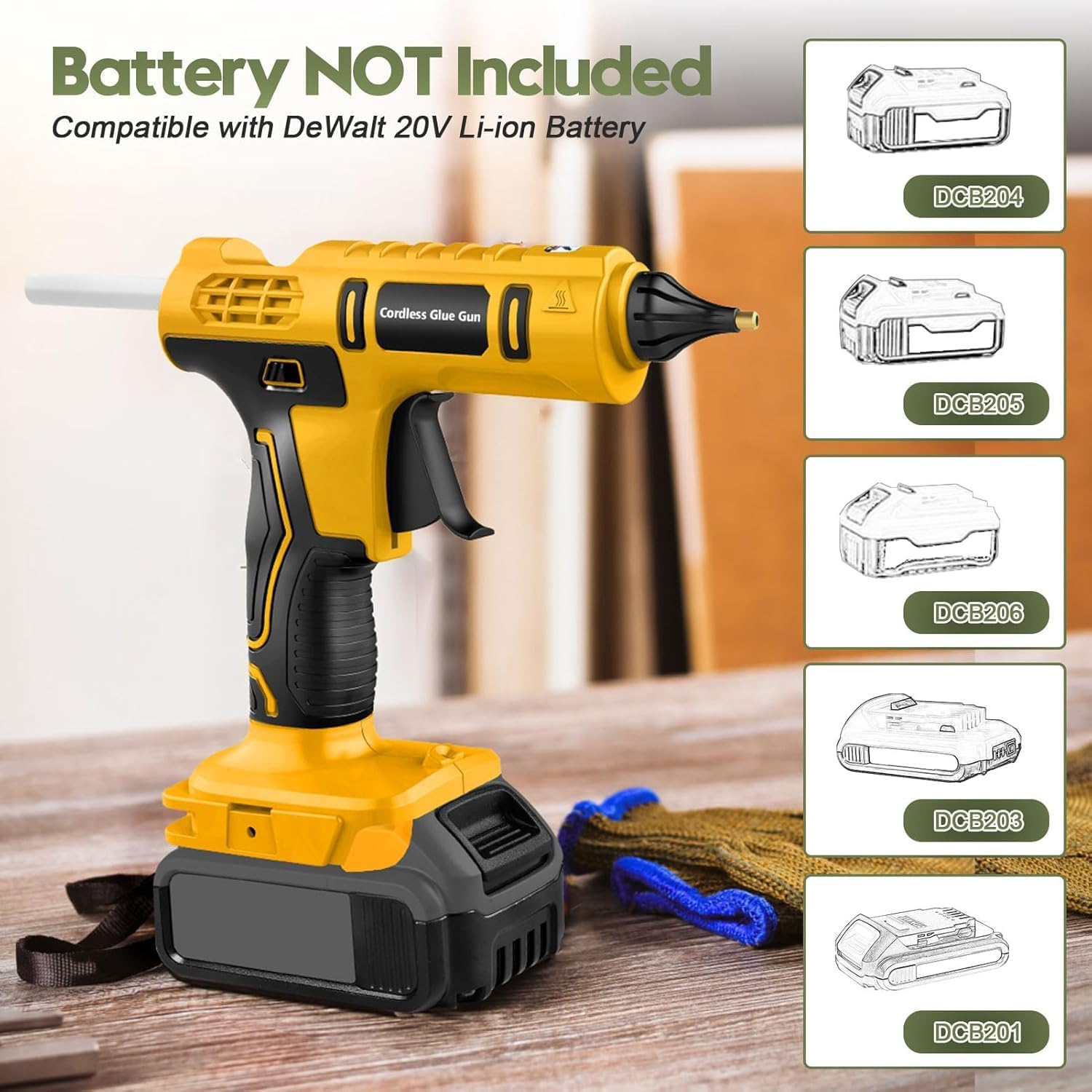 100W Cordless Hot Glue Gun for - Hot Melt Glue Gun Cordless ulasan dan harga